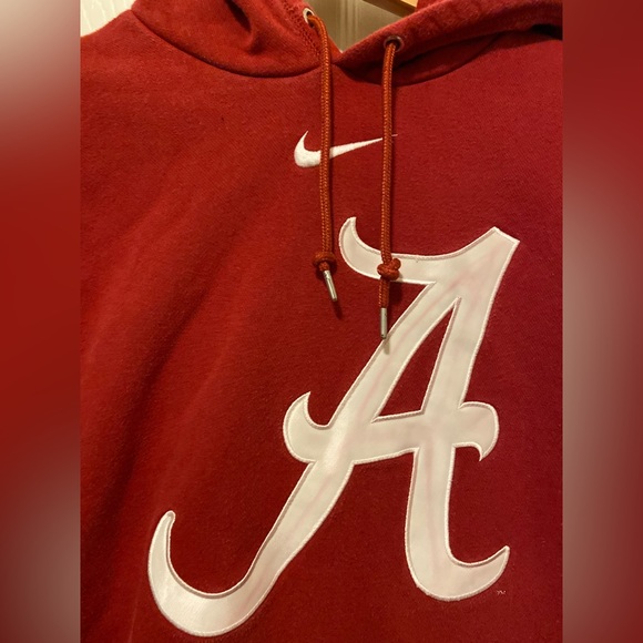 Nike Alabama Crimson Tide Team Football NCAA Hooded Sweatshirt Mens Large - Picture 2 of 4